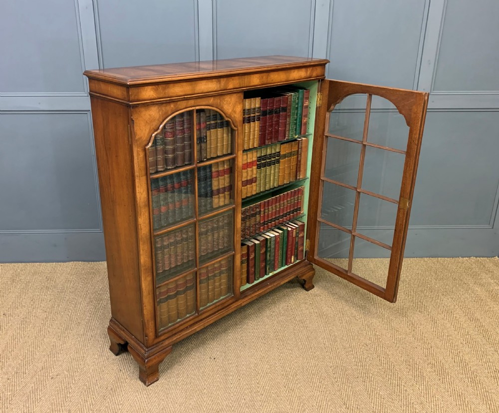 Burr Walnut Bookcase View XIII