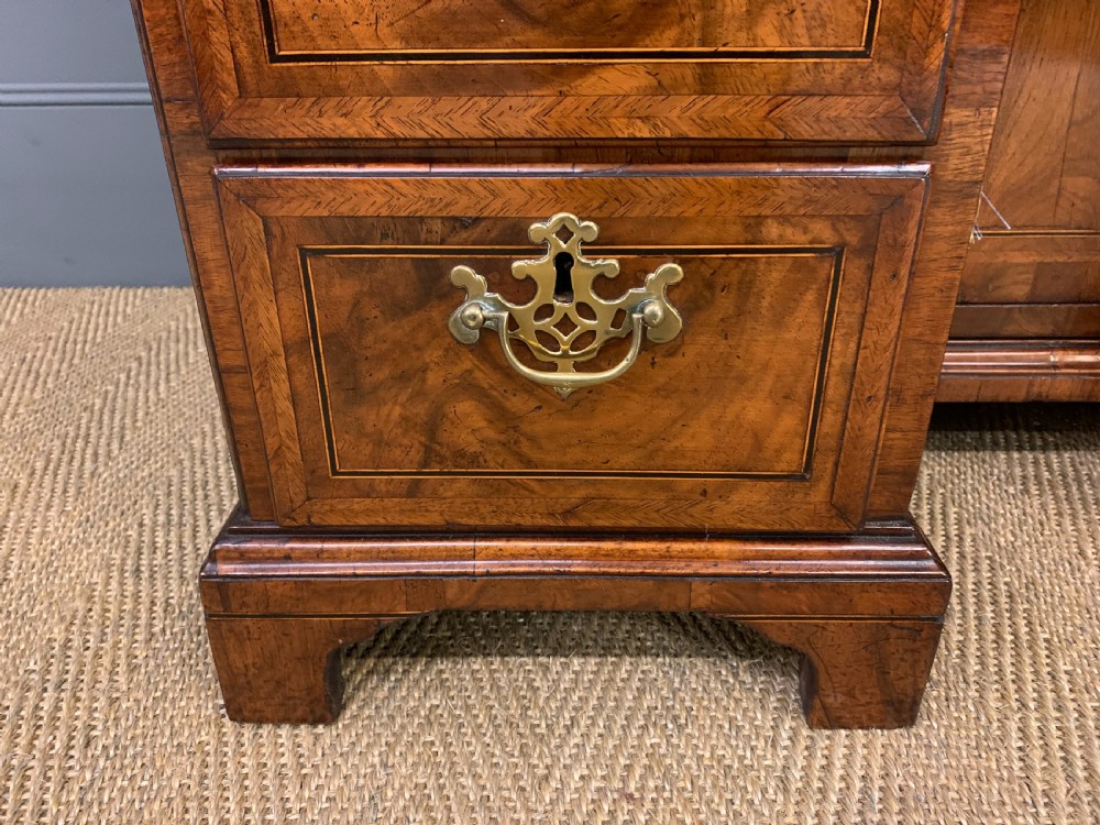 18th Century Burr Walnut Kneehole Desk View III