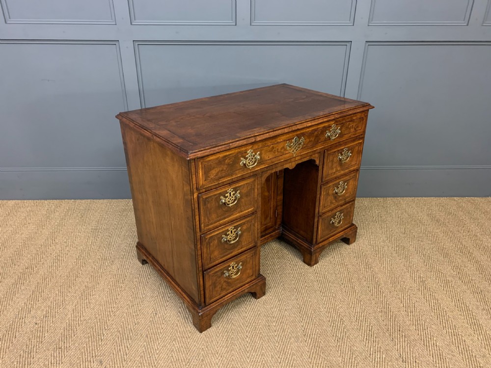 18th Century Burr Walnut Kneehole Desk View VIII