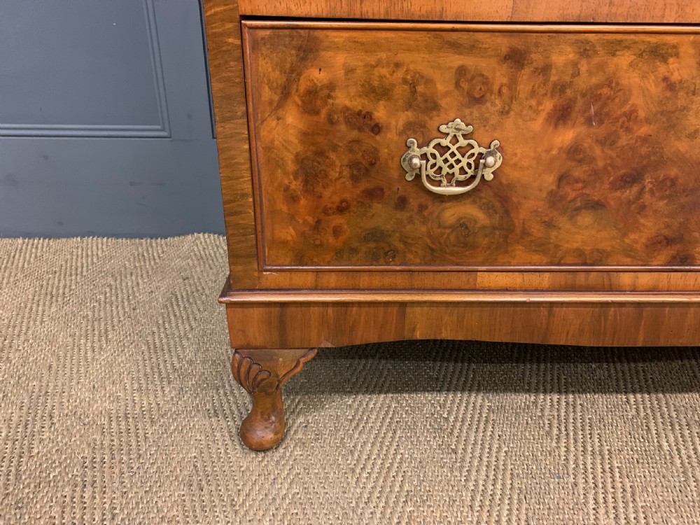 Burr Walnut Linen Press View IV