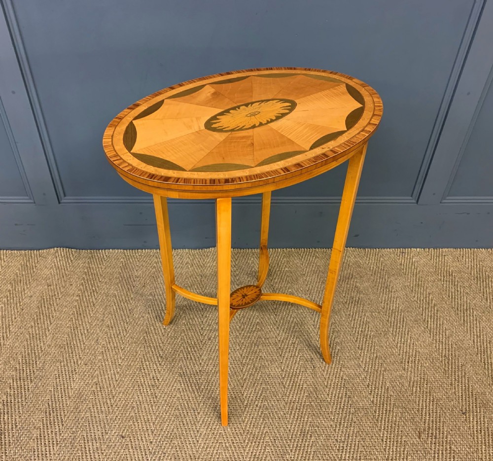 Inlaid Satinwood Occasional Table