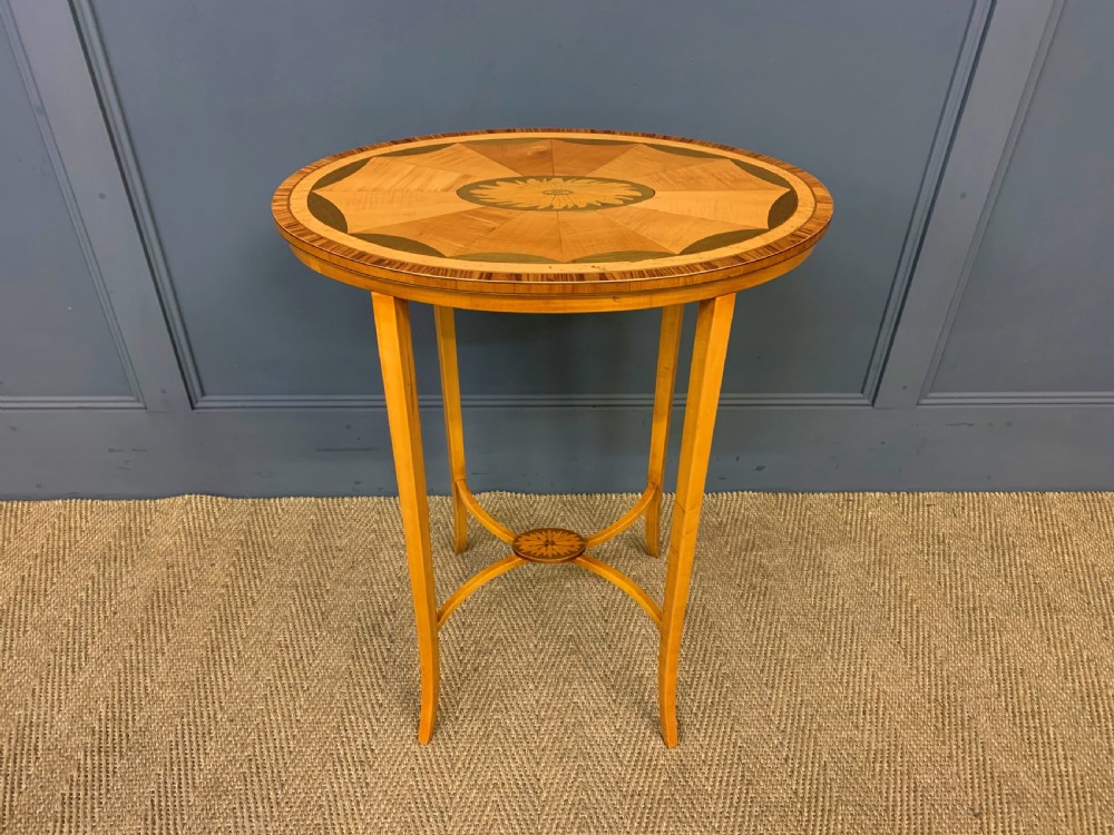 Inlaid Satinwood Occasional Table View II