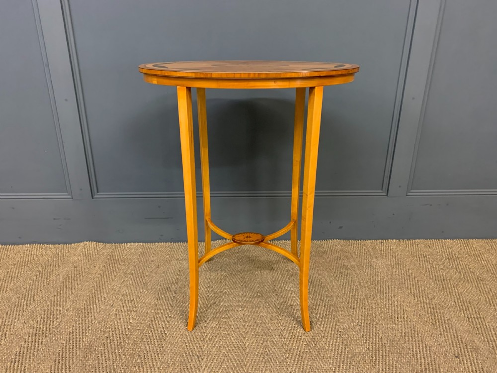 Inlaid Satinwood Occasional Table View III