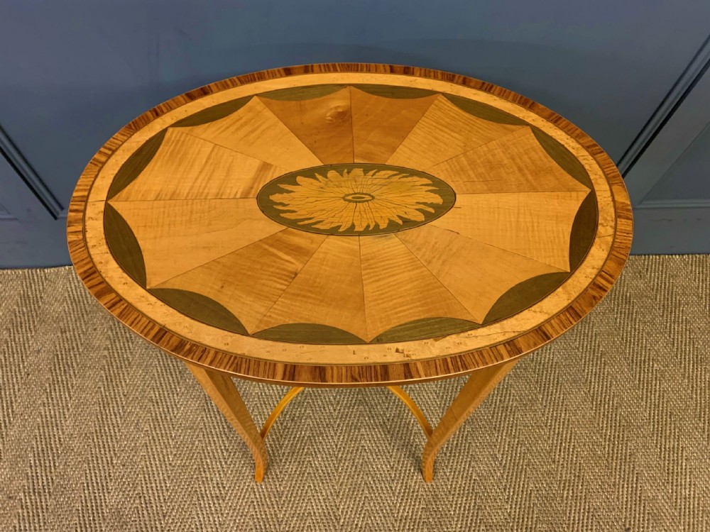 Inlaid Satinwood Occasional Table View V