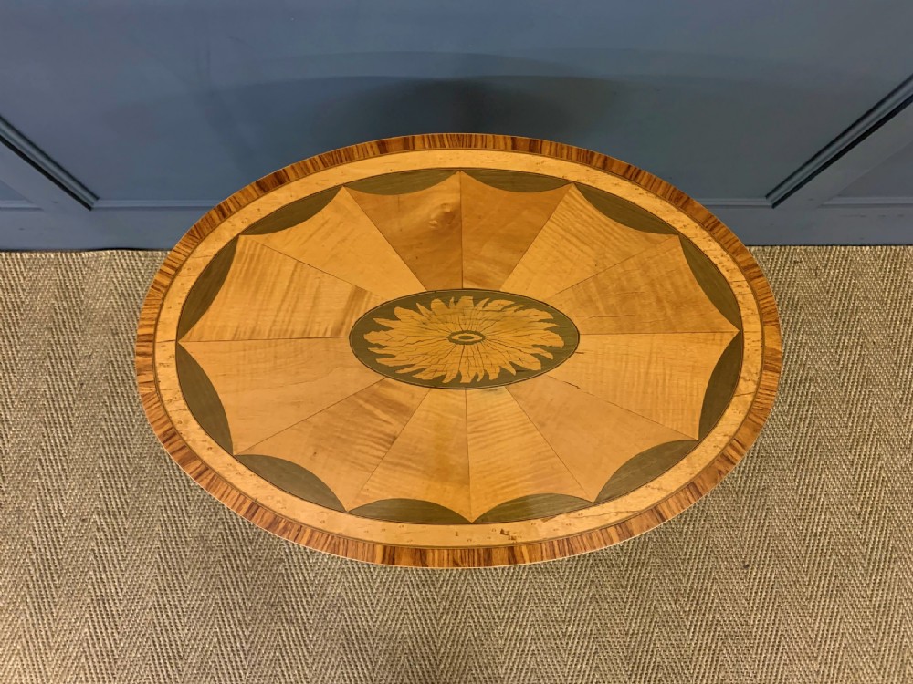 Inlaid Satinwood Occasional Table View VI