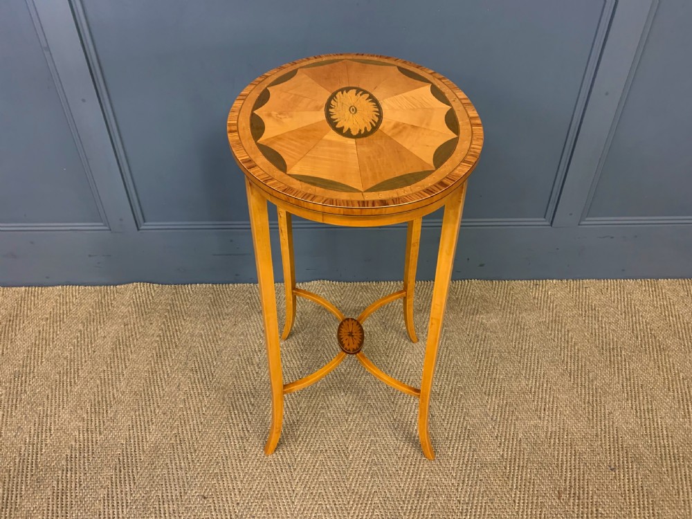 Inlaid Satinwood Occasional Table View VII