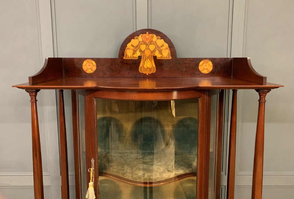 Shapland and Petter Arts and Crafts Display Cabinet View VIII