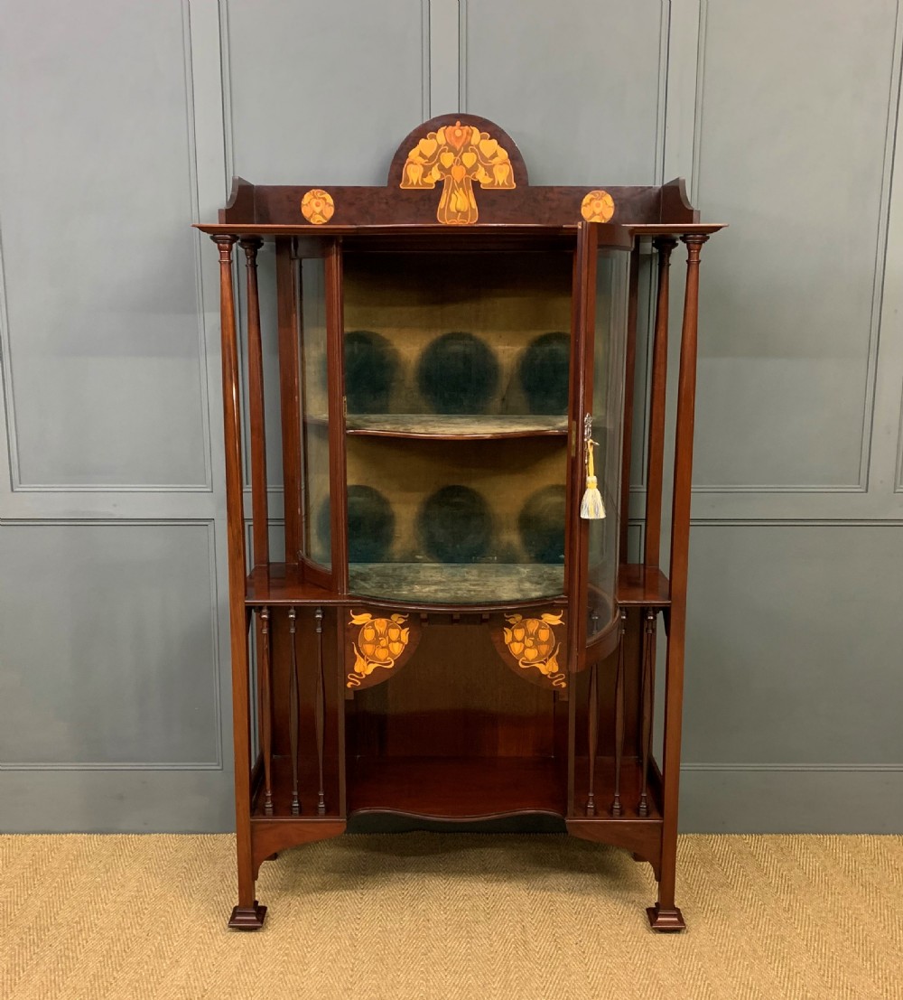 Shapland and Petter Arts and Crafts Display Cabinet View XIII