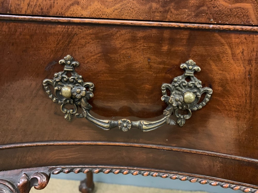 Chippendale Style Mahogany Console Table View VI