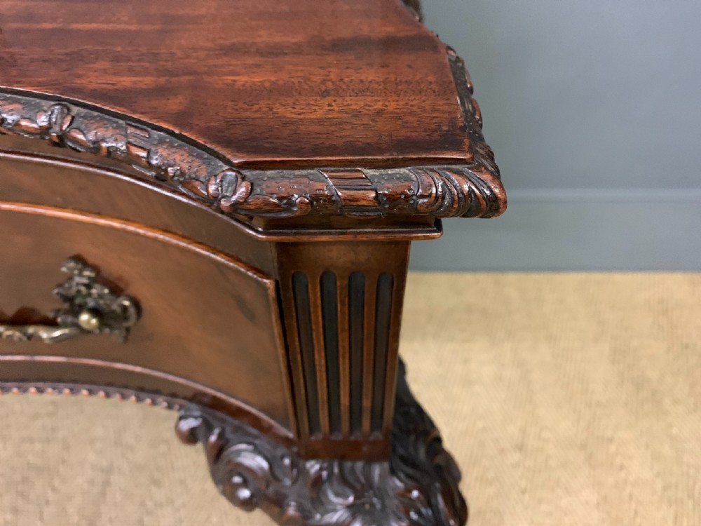 Chippendale Style Mahogany Console Table View VIII