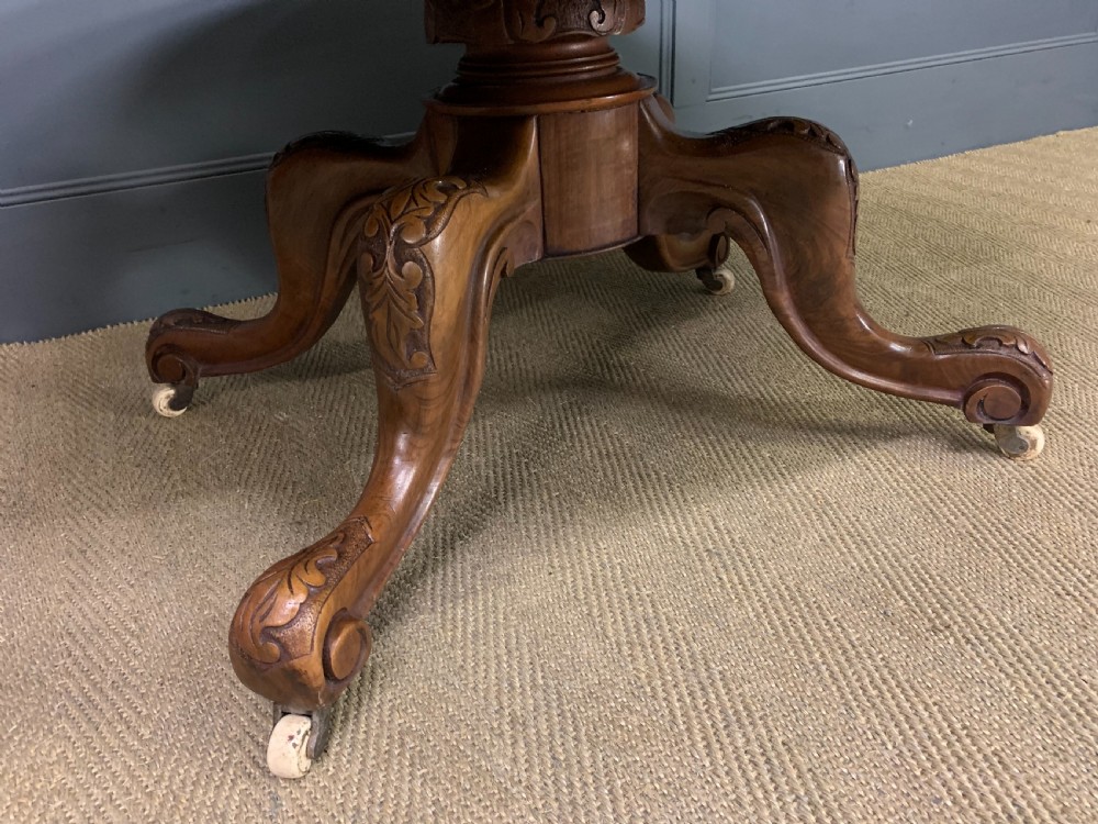 Victorian Oval Burr Walnut Coffee Table View VIII