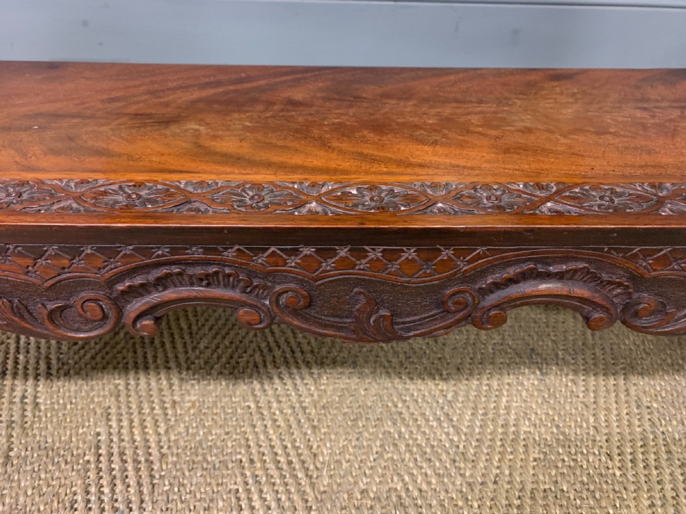 Victorian Carved Mahogany Cheval Mirror View VI