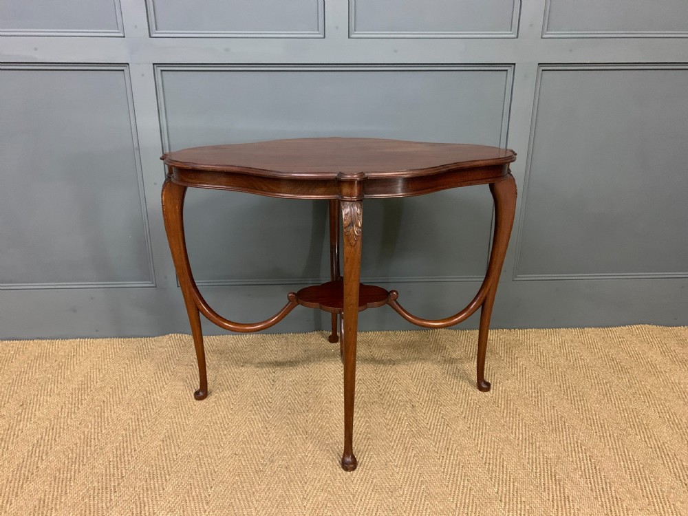 Late Victorian Mahogany Lamp Table View III