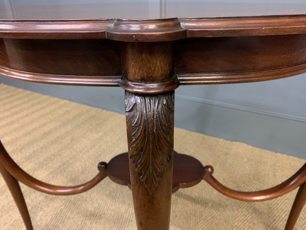 Late Victorian Mahogany Lamp Table View VIII