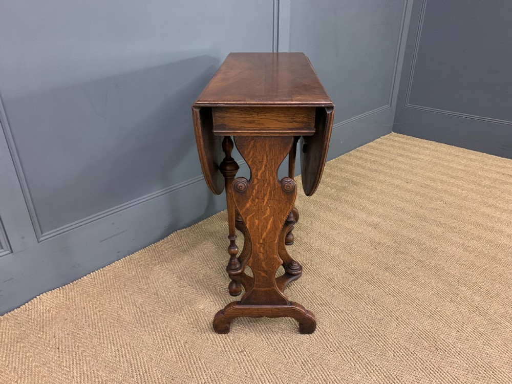 Burr Walnut and Oak Sutherland Table View V