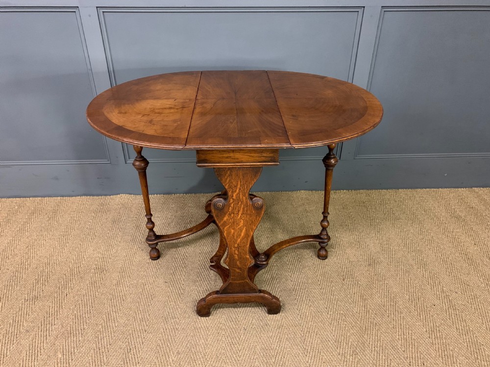 Burr Walnut and Oak Sutherland Table View VII