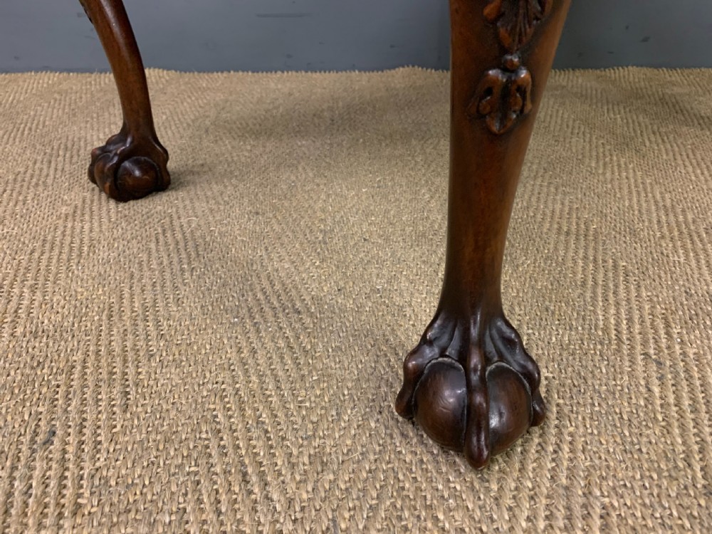 Large Mahogany Chippendale Style Stool View VII