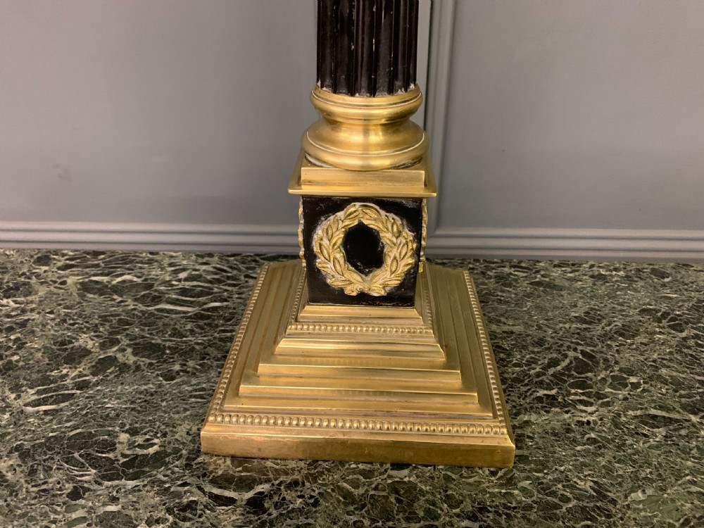Corinthian Column Brass Table Lamp View III