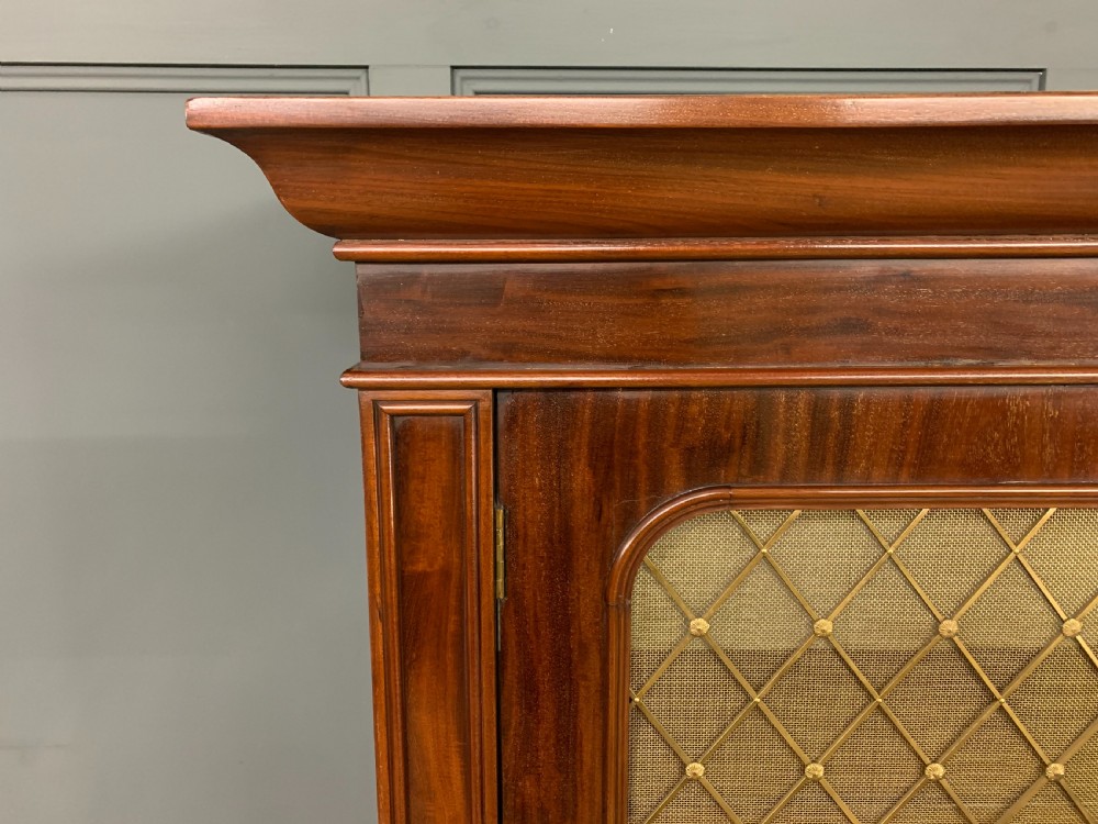 Fine William IV Mahogany Bookcase View II