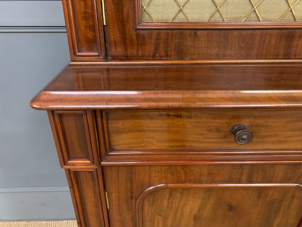 Fine William IV Mahogany Bookcase View VI