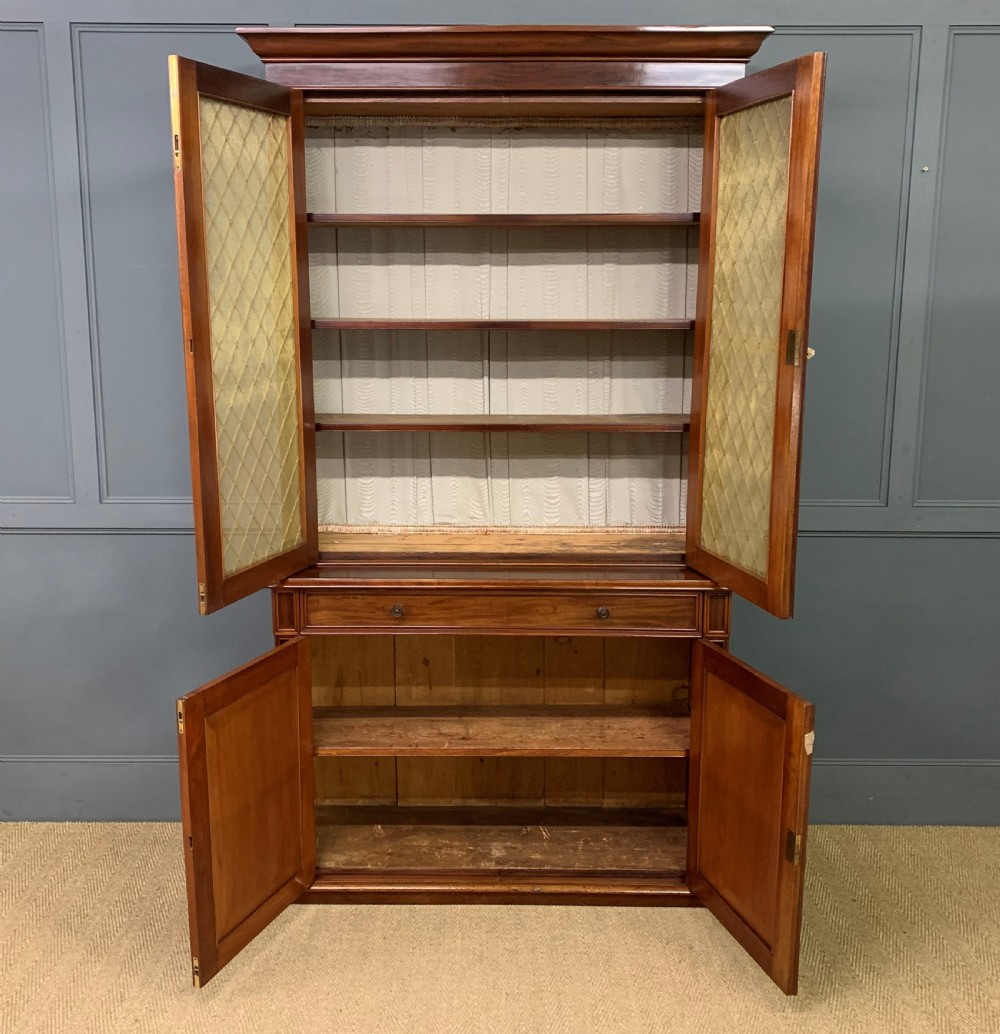 Fine William IV Mahogany Bookcase View VIII
