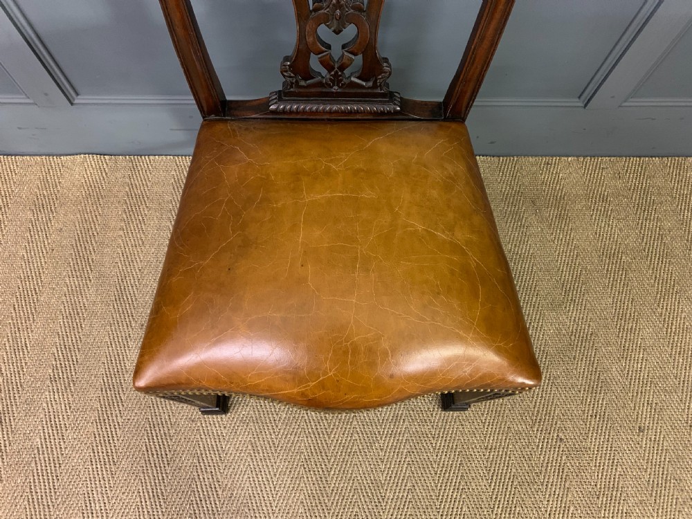 Set of 12 Chippendale Style Dining Chairs View IV