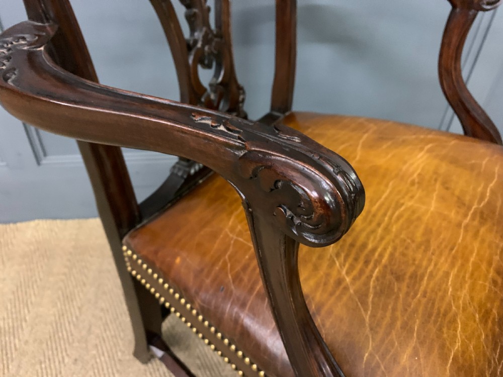 Set of 12 Chippendale Style Dining Chairs View XIX