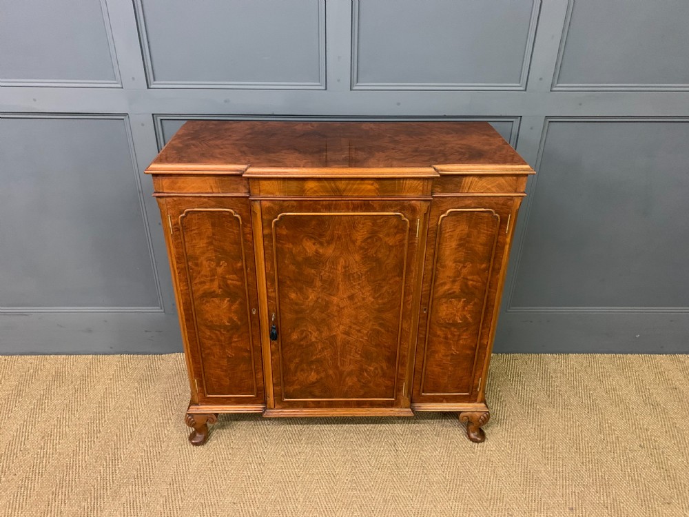 Burr Walnut Side Cupboard View II