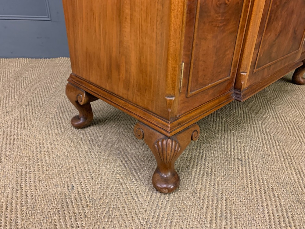 Burr Walnut Side Cupboard View X
