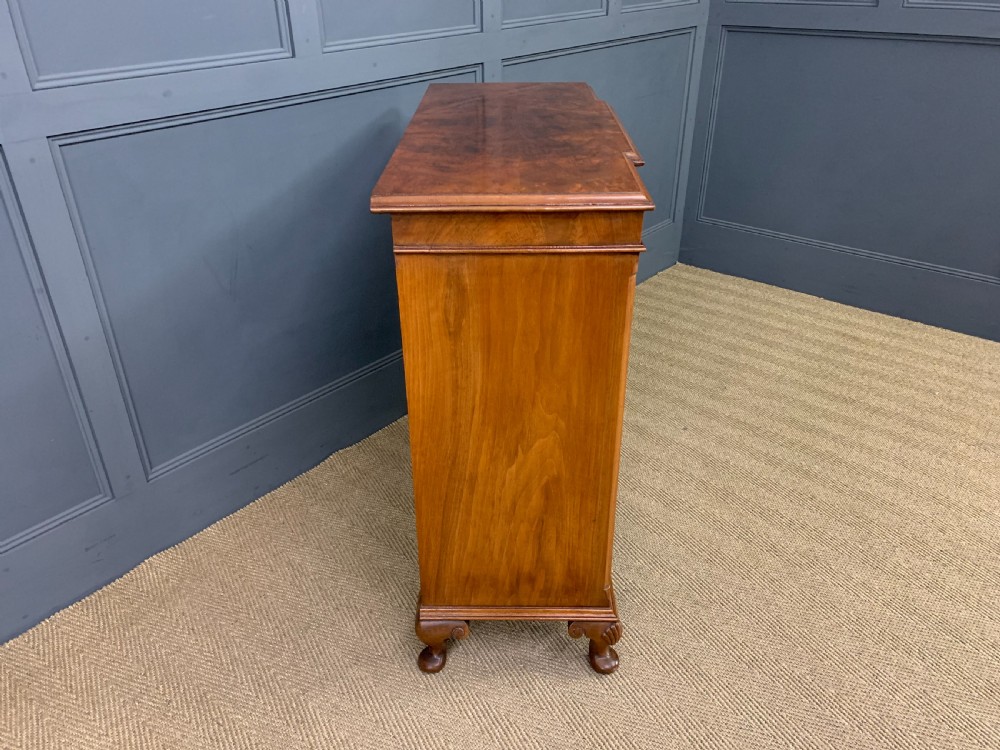 Burr Walnut Side Cupboard View XI