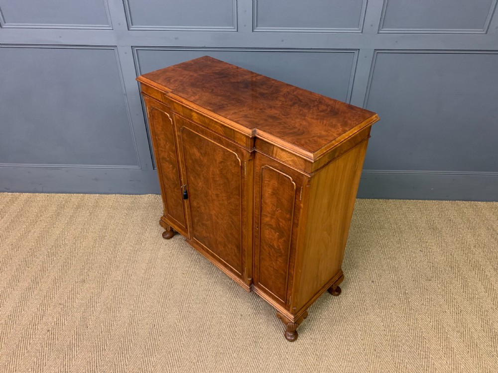 Burr Walnut Side Cupboard View XII