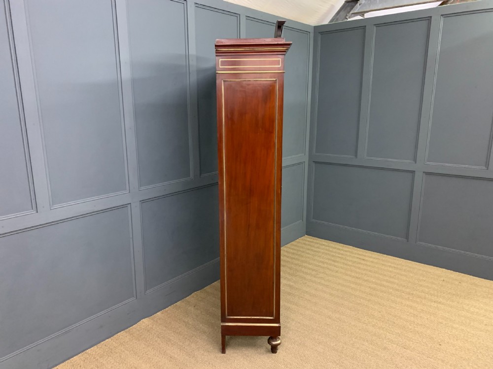 French Mahogany Brass Inlaid Bookcase View XI