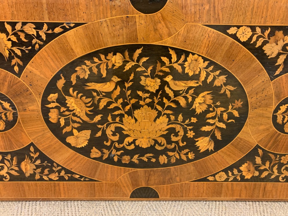 William and Mary Style Floral Marquetry Table View XVIII