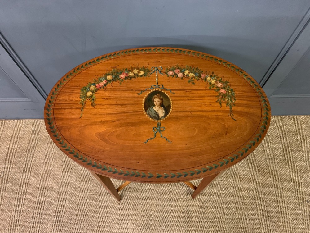 Painted Satinwood Occasional Table View III