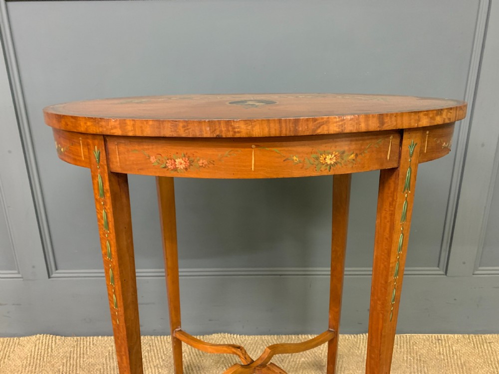 Painted Satinwood Occasional Table View IV