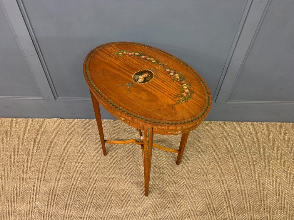Painted Satinwood Occasional Table View VIII
