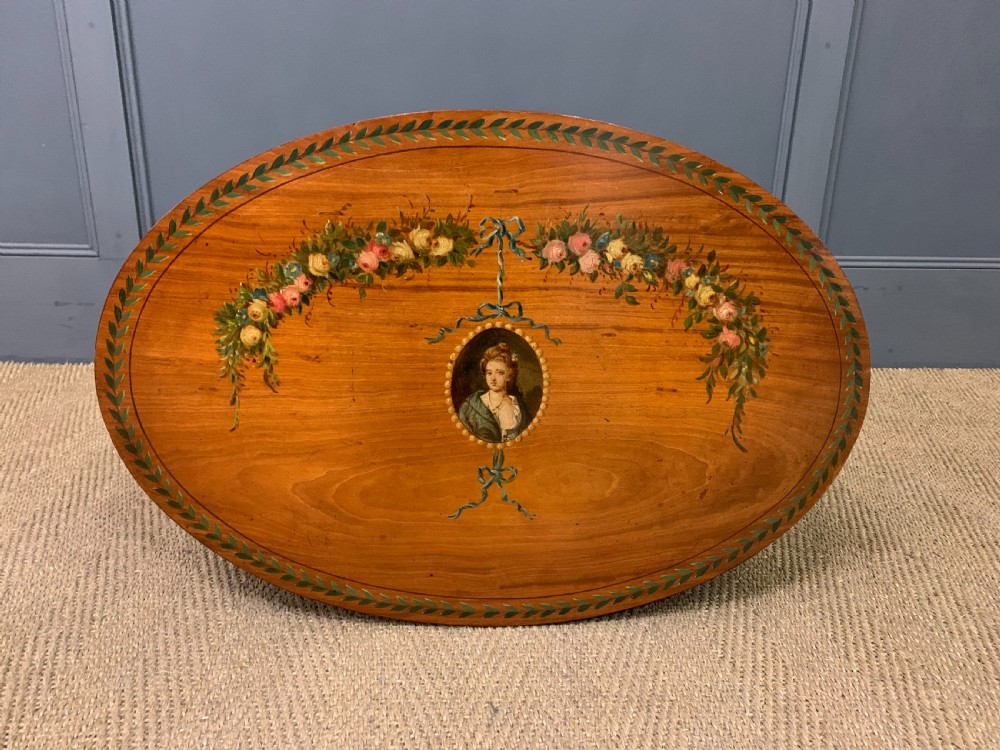 Painted Satinwood Occasional Table View X