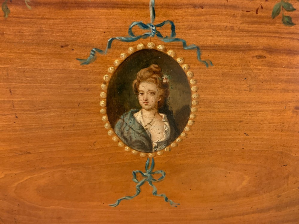 Painted Satinwood Occasional Table View XI