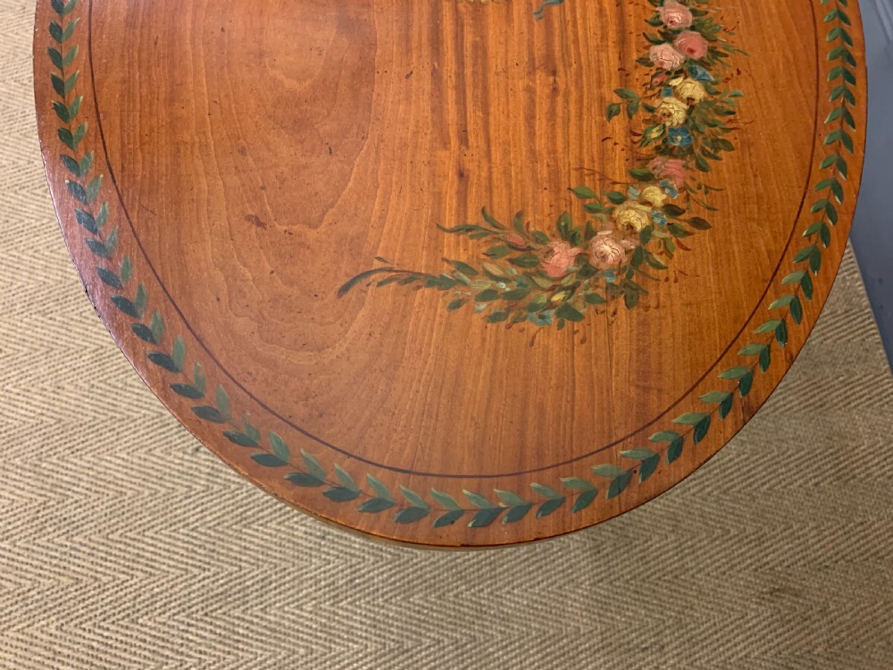 Painted Satinwood Occasional Table View XII