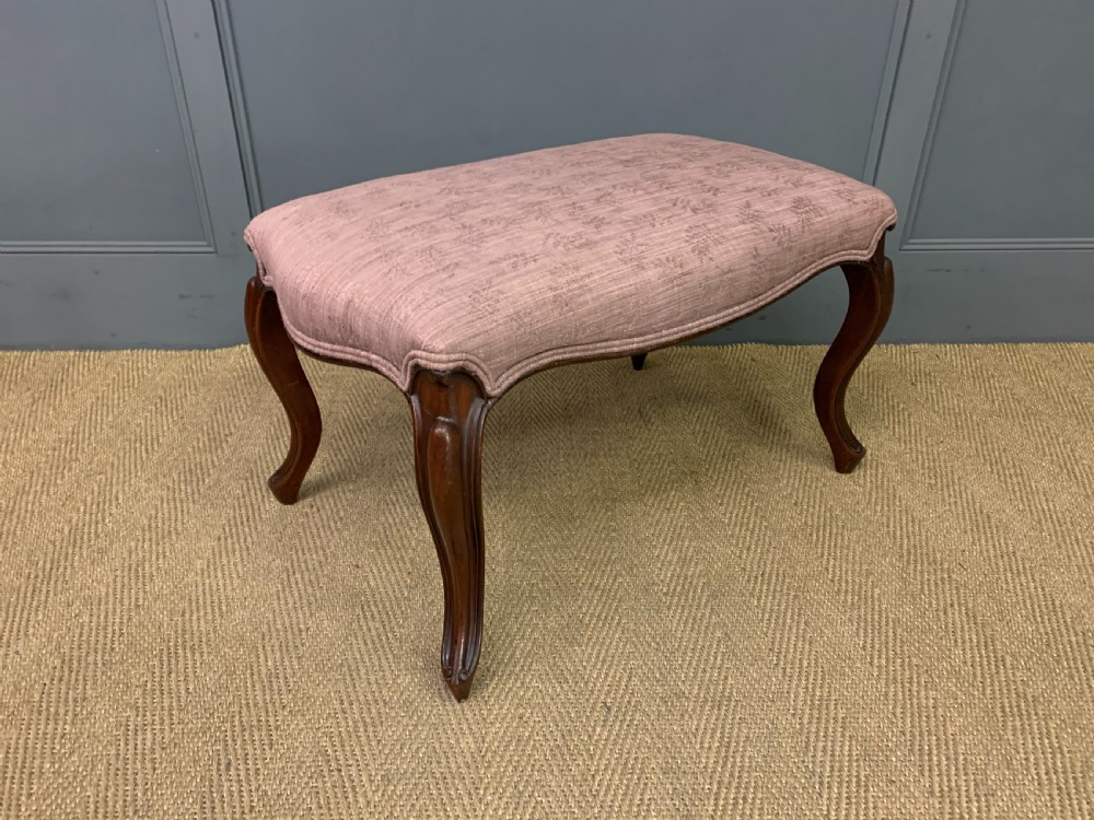Pair of Victorian Mahogany Stools View IX