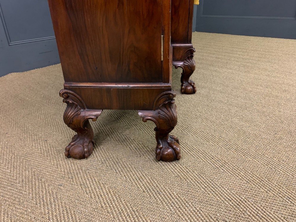 Burr Walnut Breakfront Bookcase View XIII