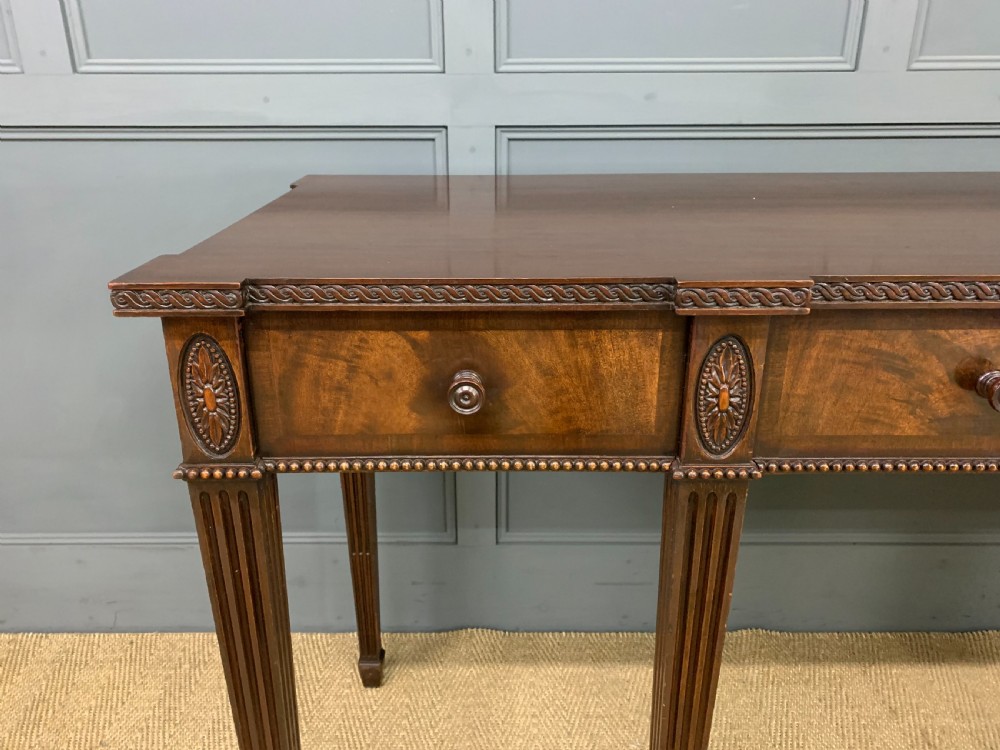 Adams Style Mahogany Serving Table by Waring and Gillow View IV
