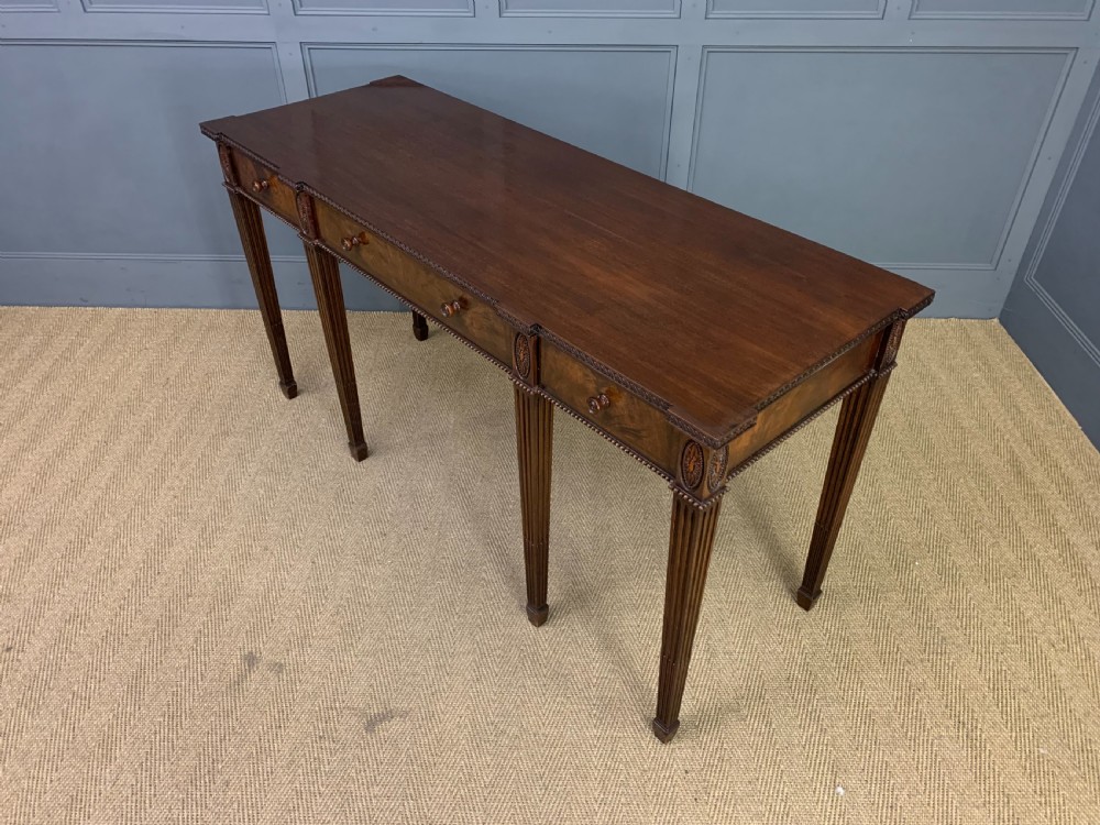 Adams Style Mahogany Serving Table by Waring and Gillow View XVI