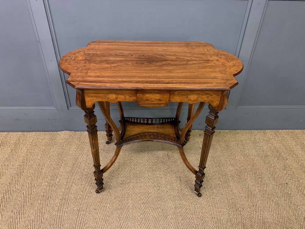 Inlaid Rosewood Occasional Table View II