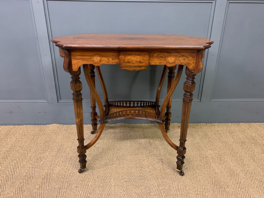 Inlaid Rosewood Occasional Table View III