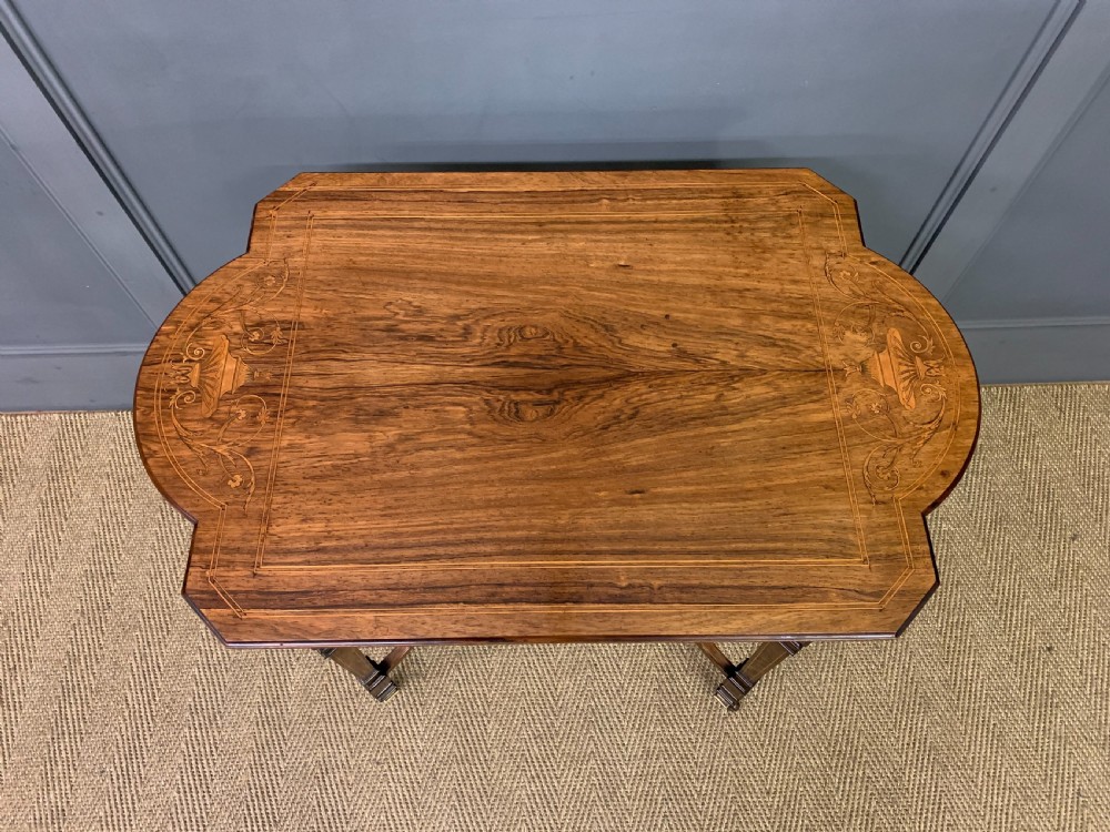 Inlaid Rosewood Occasional Table View IV