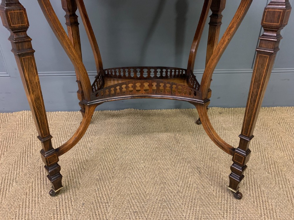 Inlaid Rosewood Occasional Table View V
