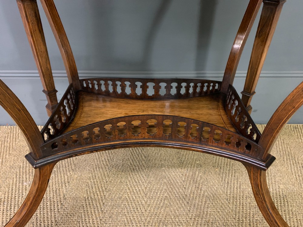 Inlaid Rosewood Occasional Table View VIII