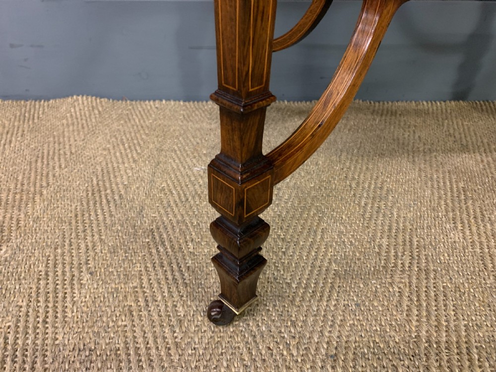 Inlaid Rosewood Occasional Table View IX