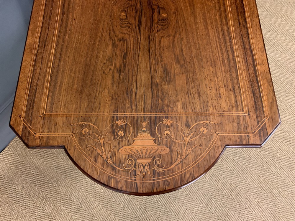 Inlaid Rosewood Occasional Table View XI